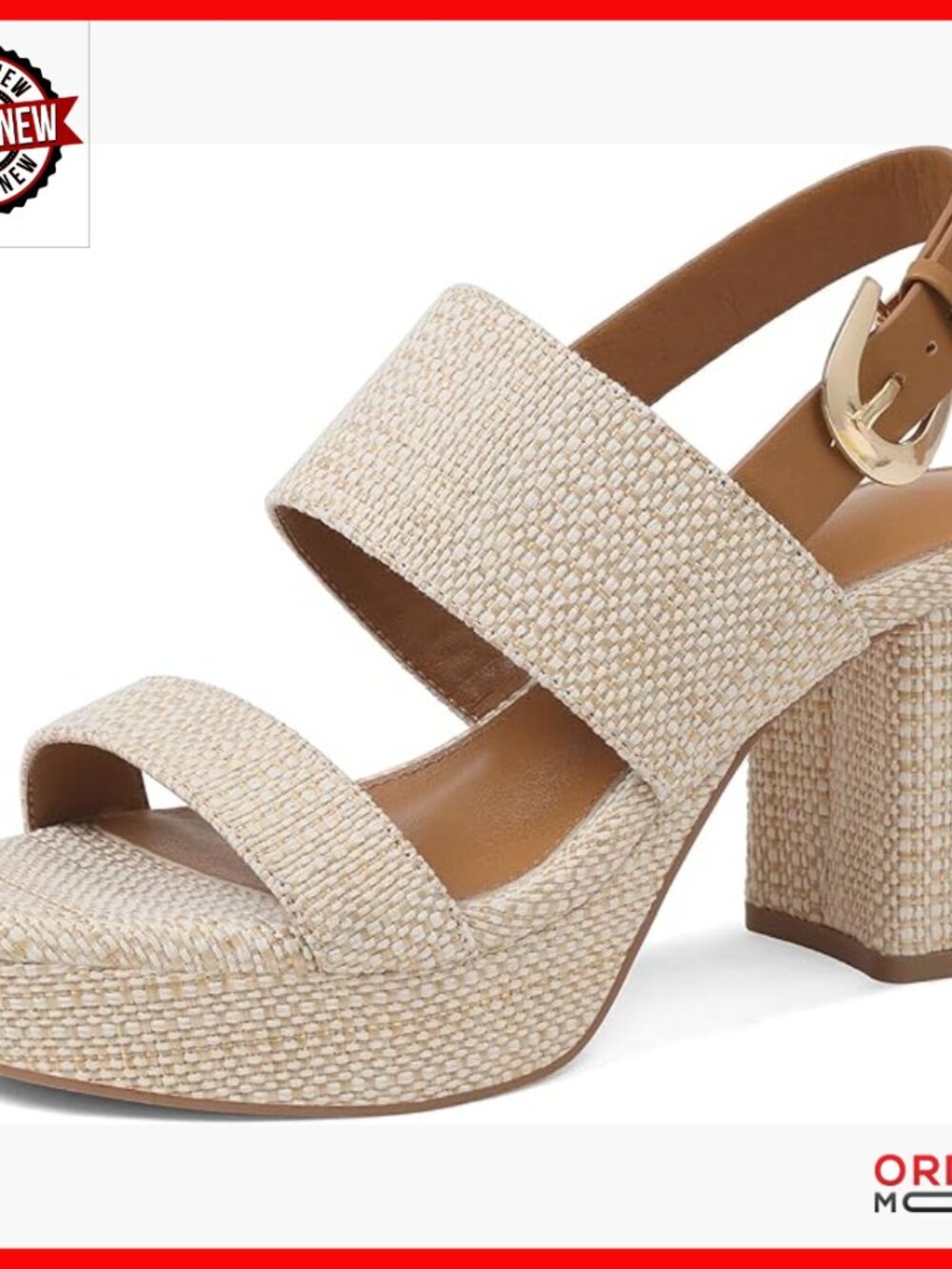 Platform Sandals Chunky Heels Ankle Strap Open Toe Summer Dress